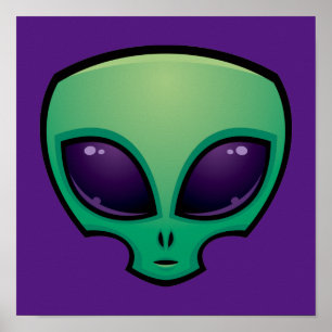 Ikon för Alien Head Poster