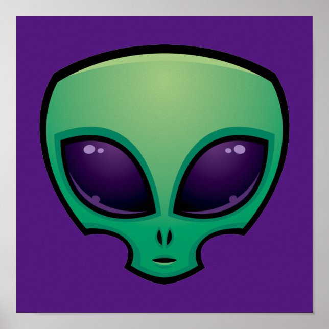 Ikon för Alien Head Poster (Framsidan)