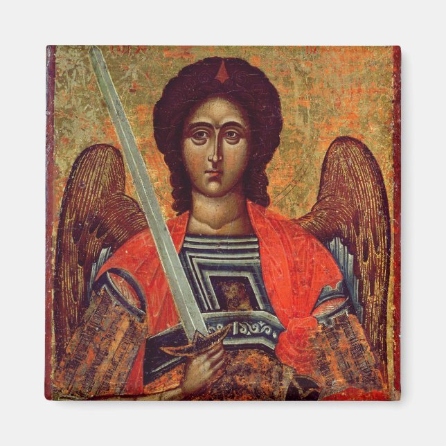 Ikon för Angel Michael, grek, 1700-talet Magnet (Framsidan)