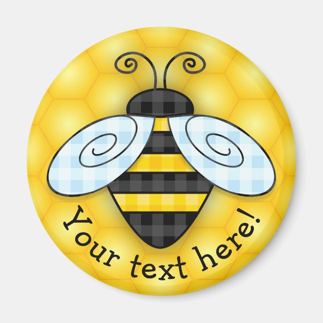 Ikon för Buzzing Bumblebee och Honeycomb Magnet (Framsidan)