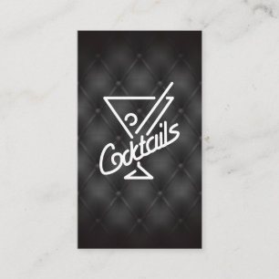 Ikon för Cocktails Pub och Restaurang-klädsel Visitkort