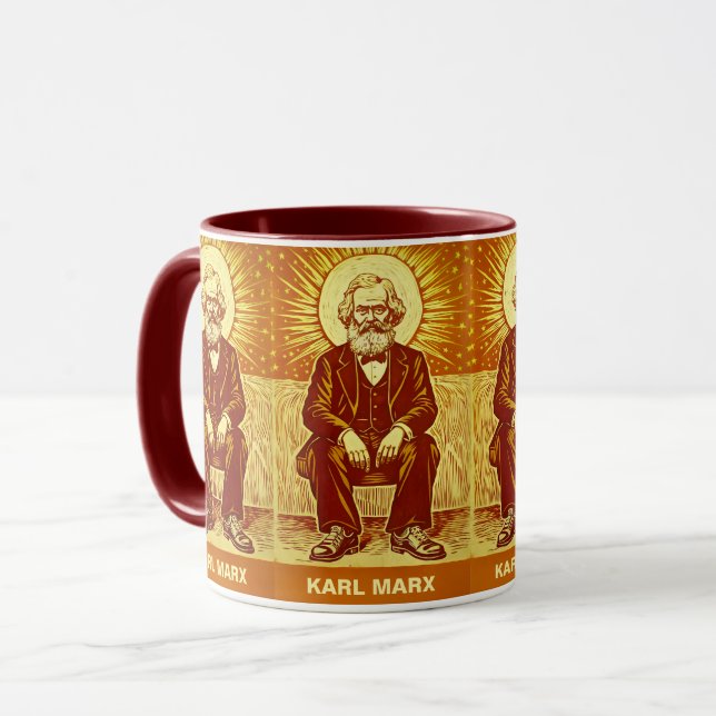 Ikon för den westerna kyrkokyrkan stil mugg (Framsida vänster)