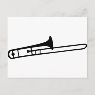 ikon för dolt trombeninstrument vykort