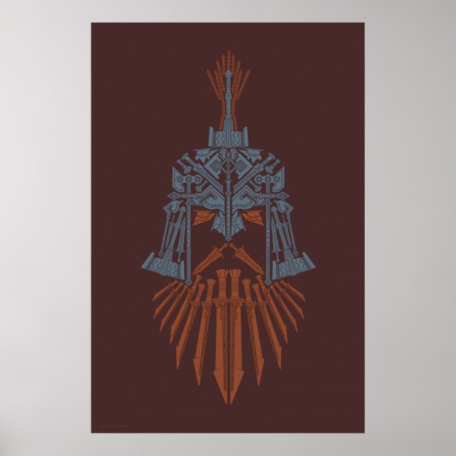 Ikon för Dwarven Weapons Helmet Icon Poster (Framsidan)