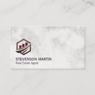 Ikon för ekonomisk grafik Executive Marble Visitkort