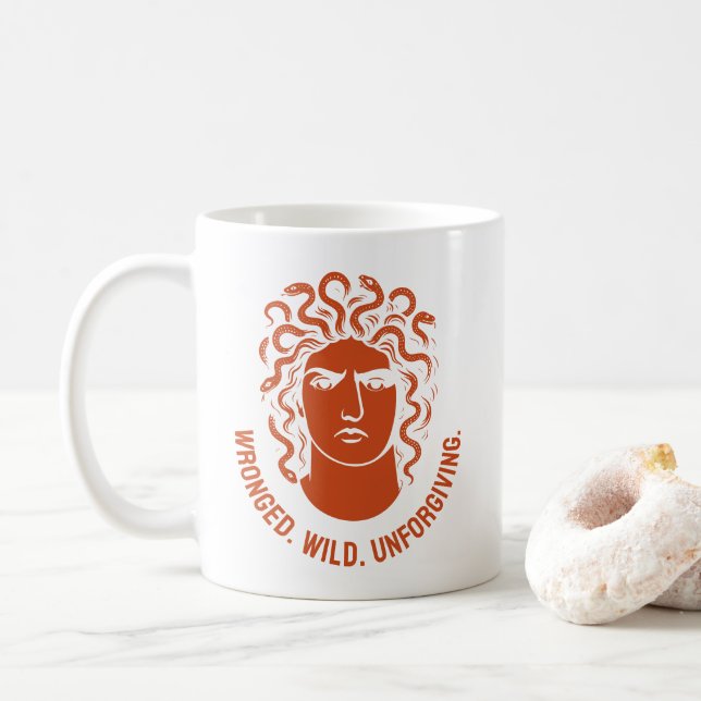 Ikon för Feminist Medusa Kaffemugg (Med munk)