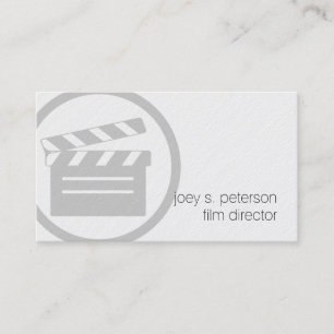 Ikon för filmfotografi för filmregissören Clapperb Visitkort