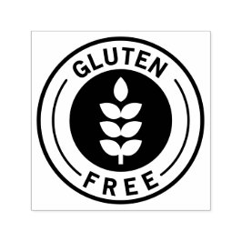Ikon för födoallergi Glutenfri Självfärgande Stämpel