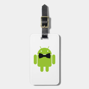 Ikon för formeln Bow Tie Android Robot Bagagebricka