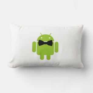 Ikon för formeln Bow Tie Android Robot Lumbarkudde