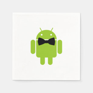 Ikon för formeln Bow Tie Android Robot Pappersservett