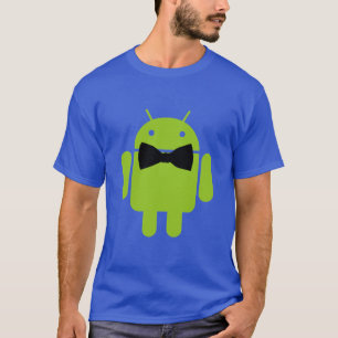 Ikon för formeln Bow Tie Android Robot Tee Shirt