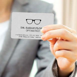 Ikon för förskrivningsglas Optometrist Visitkort