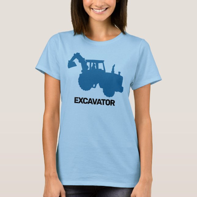 Ikon för grävmaskiner t shirt (Framsida)