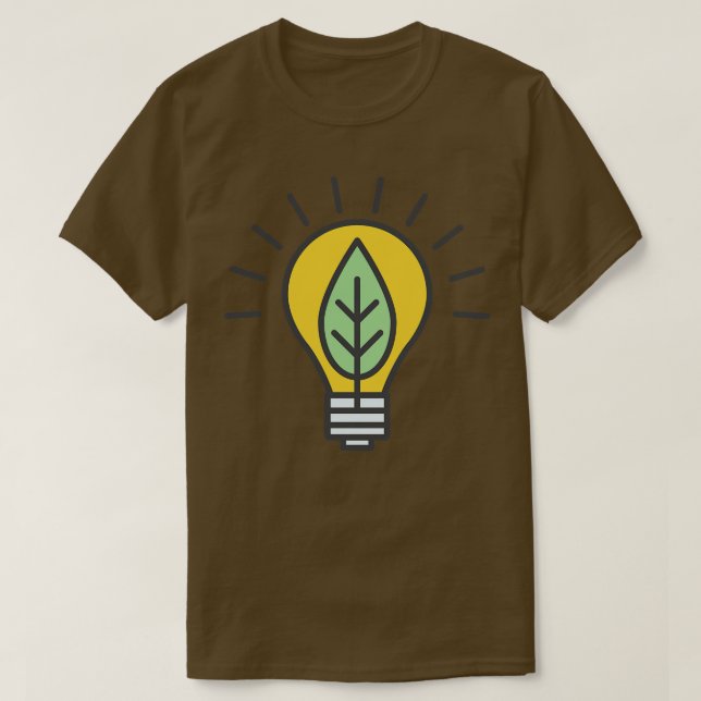 Ikon för grönt Light Environment T Shirt (Design framsida)