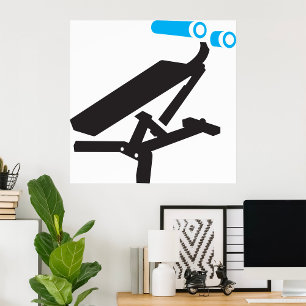 Ikon för Gym träningsutrustning Poster