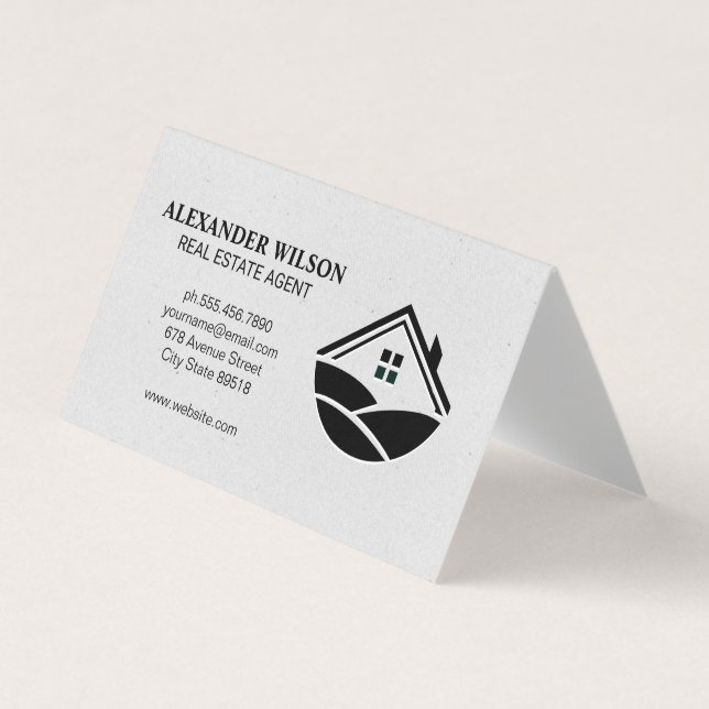 Ikon för hem och Backe Visitkort (Framsida)