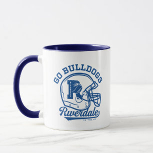 Ikon för hjälpen till Bulldog-fotboll Mugg
