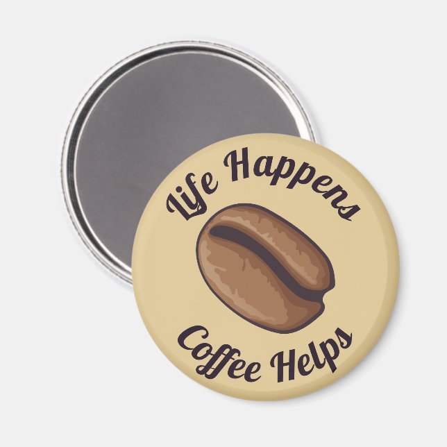 Ikon för kaffebukten magnet (Front/Back)