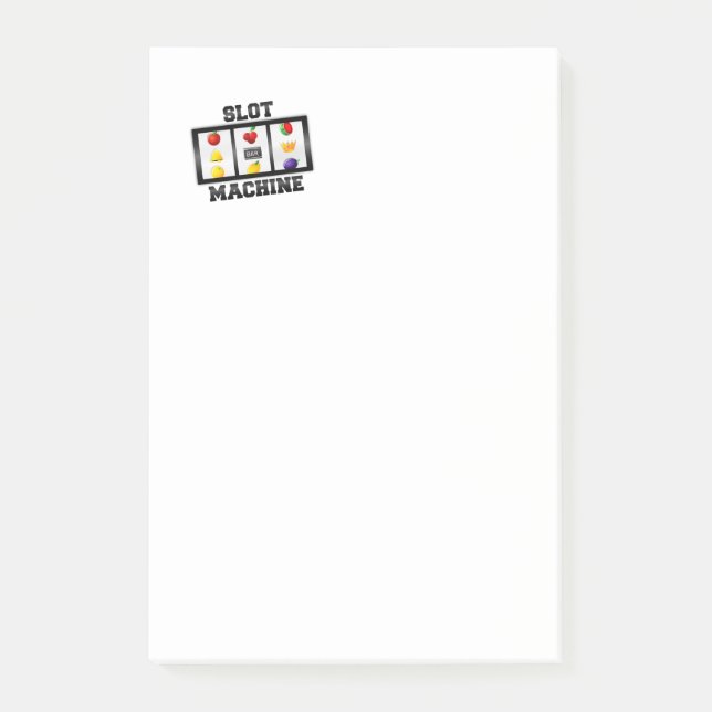 Ikon för kortplats Maskin lutad Post-it Block (Framsida)
