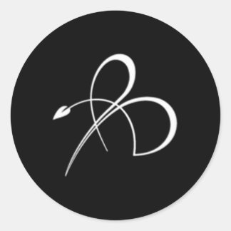 Ikon för ljusradsuppställning runt klistermärke