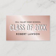 Ikon för metallklass i koppar Studenten Namn Socia