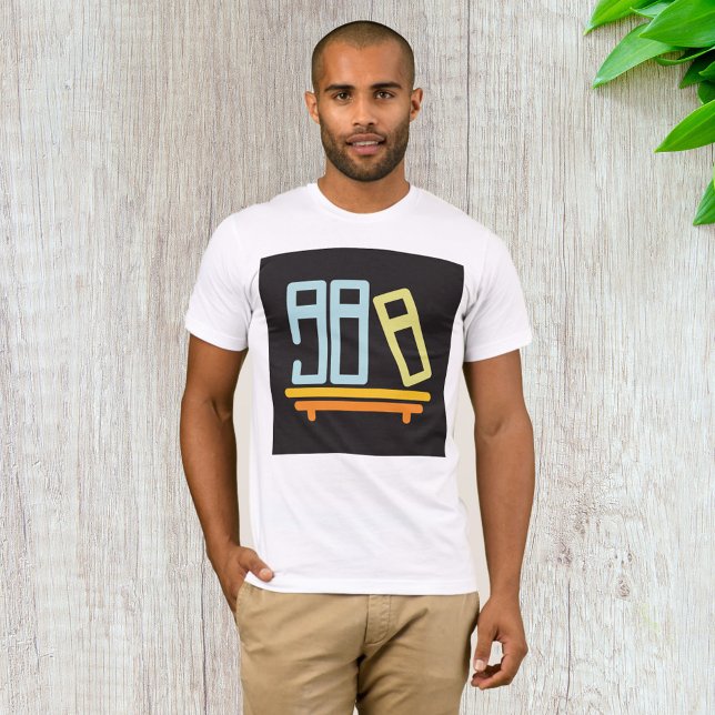 Ikon för minimal bokhyllegrafik t shirt (Skapare uppladdad)