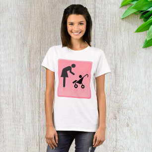 Ikon för mor och underordnad t shirt