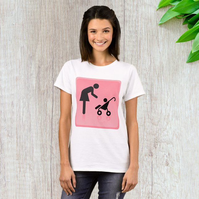 Ikon för mor och underordnad t shirt (Skapare uppladdad)