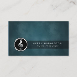 Ikon för Music Producer Musician Music Treble Clef Visitkort