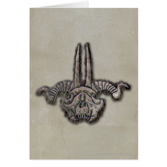 Ikon för personalen vid Goblin Kung Hälsningskort (Framsidan)