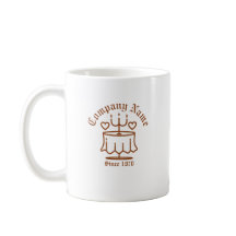 Ikon för Retro Vintage Middag Bord Brown