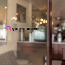 Ikon för sociala medier & Ditt Instagram-namn