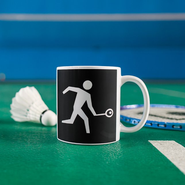 Ikon för Squash Player Kaffemugg (Skapare uppladdad)