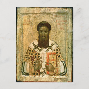 Ikon för St. Gregory Archbishop of Thessaloniki Vykort