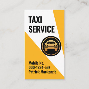 Ikon för taxi-spotlight på bilkafabb visitkort