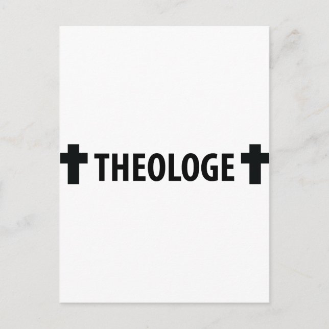 Ikon för Theologe Kreuz Vykort (Framsida)
