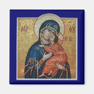 Ikon för Theotokos magnet