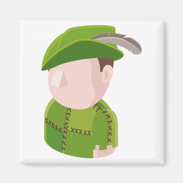 Ikon för utgående avatar-personer magnet (Framsidan)