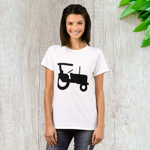 Ikon för vintage Tractor Silhouette Farm Equipment T Shirt