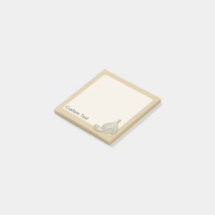 Ikon för vitlöksklipp post-it block