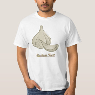Ikon för vitlöksklipp t shirt