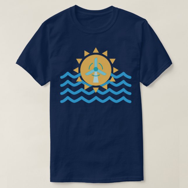 Ikon Förnybar energi T Shirt (Design framsida)
