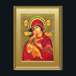 Ikon från Jungfru Mary och barnet Jesus Vykort<br><div class="desc">En vacker, traditionell kristen ikon från Windsor Collection. Baksidan av vykorten har lämnats oformaterad, så du kan lägga till ett eget meddelande. Du kan skriva för hand om du vill eller använda "Anpassa" om du vill lägga till en egen text på rad innan den skrivs ut. Det finns också en...</div>