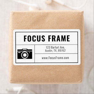 Ikon Lens Illustration Sticker-fotoskrivare Fraktsedel