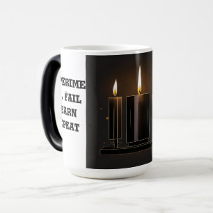 Ikon-Ljusstyrka för shabbat Candles" Magisk Mugg