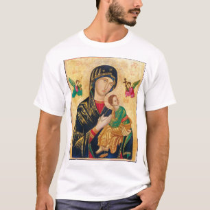 Ikon Mary med Jesus T Shirt