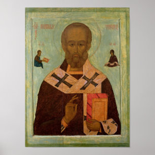 Ikon om St. Nicholas Poster