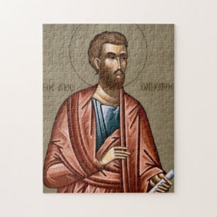 Ikon på Onesimus ortodox Christian Pussel