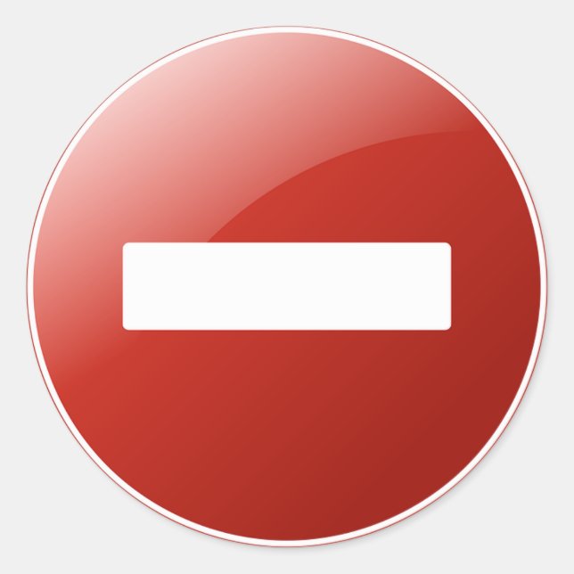 Ikon Runt Klistermärke (Framsida)